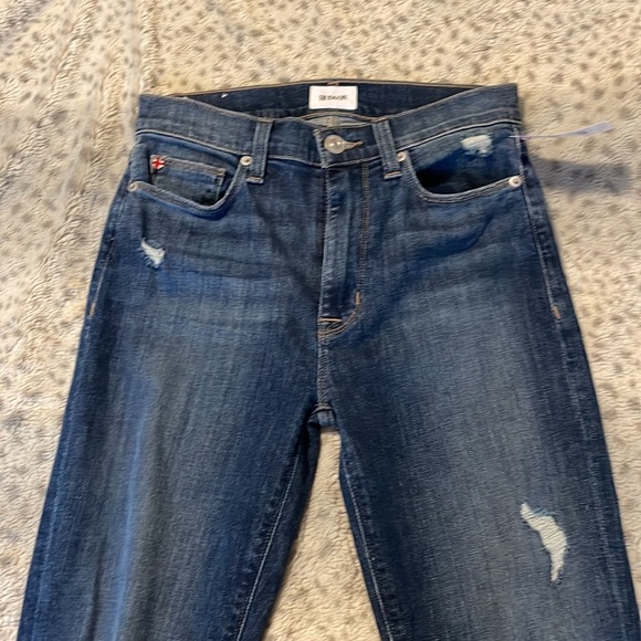 Hudson Jeans Blair High Rise Distressed Straight Crop - Picture 3 of 6